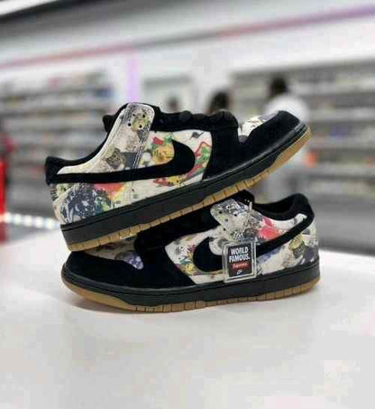 Nikkee SB Dunk Low x Supreme Rammellzee