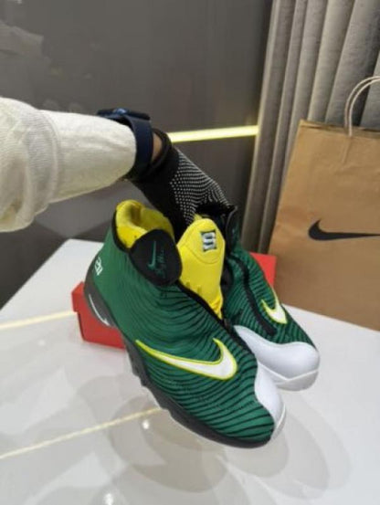 NIK_E AIR ZOOM FLIGHT THE GLOVE QS GARY PAYTON PINK YELLOW FIX
