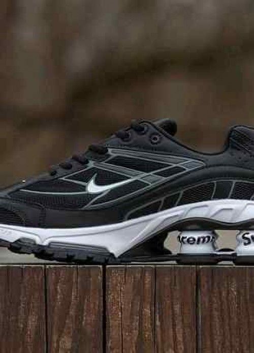 nikkee Shox Ride 2 Supreme BLACK WHITE