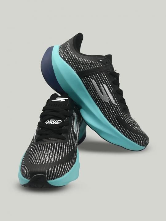 Skecherr SKX Aero Tempo Black Blue running shoe