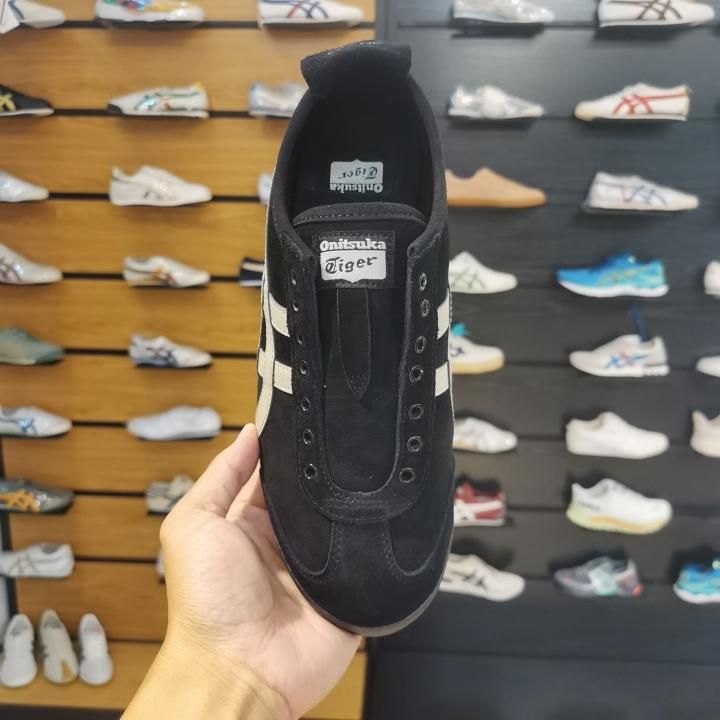 Onitsuk Tiger Mexico 66 Slipon Black Putty 1st leather