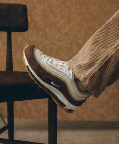 nikkee  airmax 97  MUSLIN PINK FOAM CREPE BROWN