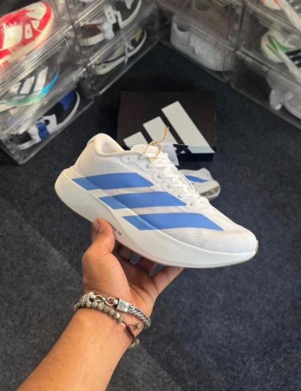 Adidaas adizero evo sl white blue fusion