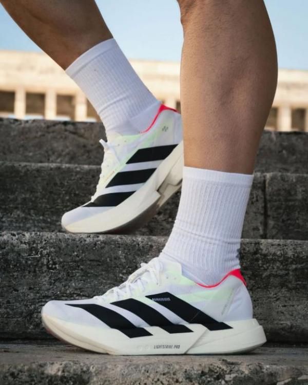 ADIDAAS ADIZERO ADIOS PRO EVO SL WHITE BLACK RED