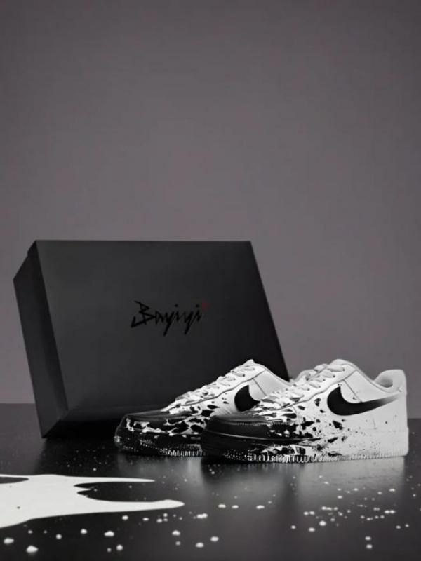 Nik_Airforce 1 black costom