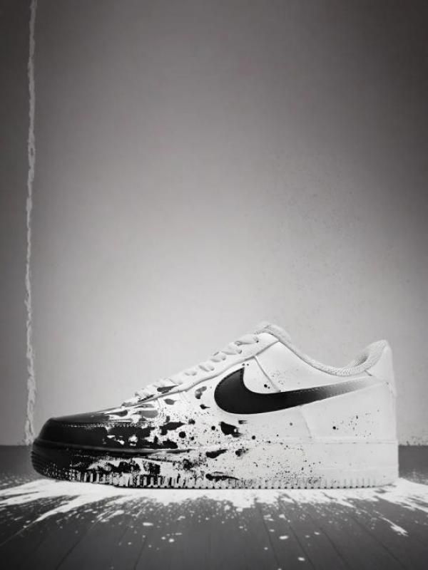 Nik_Airforce 1 black costom