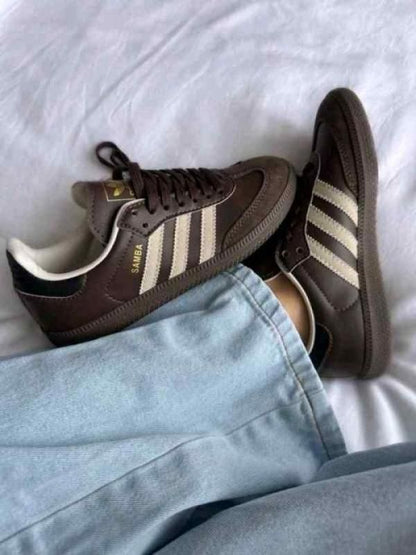 Adid dass samba og dark brown beige gum