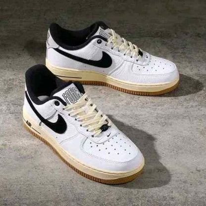 Nikkee Airforce 1 Low Command Force Summit White Black