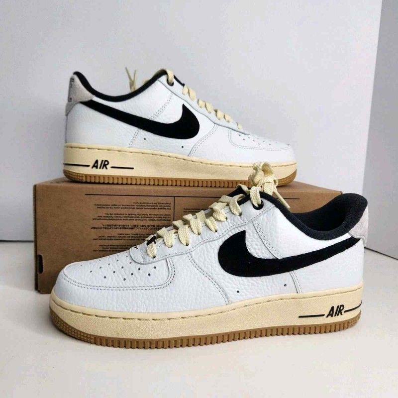 Nikkee Airforce 1 Low Command Force Summit White Black