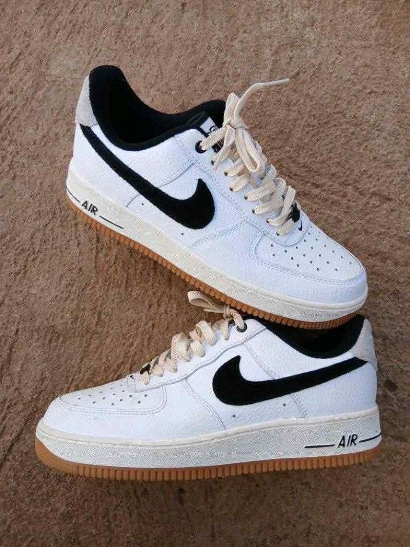 Nikkee Airforce 1 Low Command Force Summit White Black