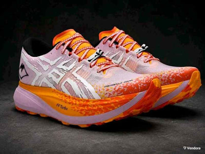 Asiccss Metafuji Trail Shoes Purple Orange