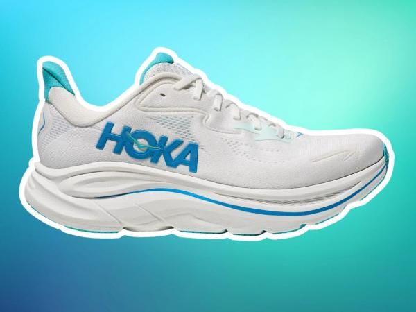 Hoka One One bondi 9 White Blue