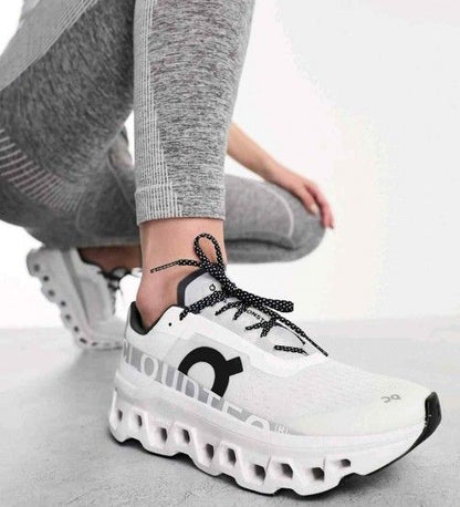 ONOn Running Cloudmonster White Black