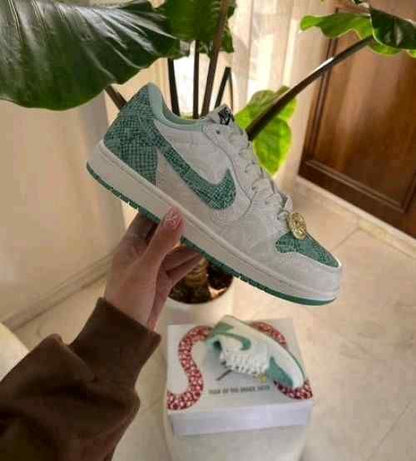 Nikkee Air Jordan 1 Low Year of the Snake with og box