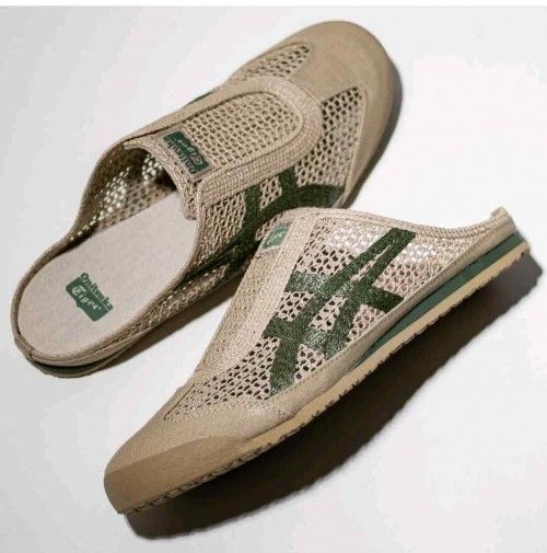 Onitsukkaa Tiger Mexico 66 Sabot Half Cut BEIGEGREEN