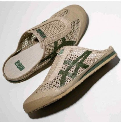 Onitsukkaa Tiger Mexico 66 Sabot Half Cut BEIGEGREEN