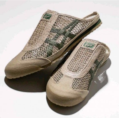 Onitsukkaa Tiger Mexico 66 Sabot Half Cut BEIGEGREEN