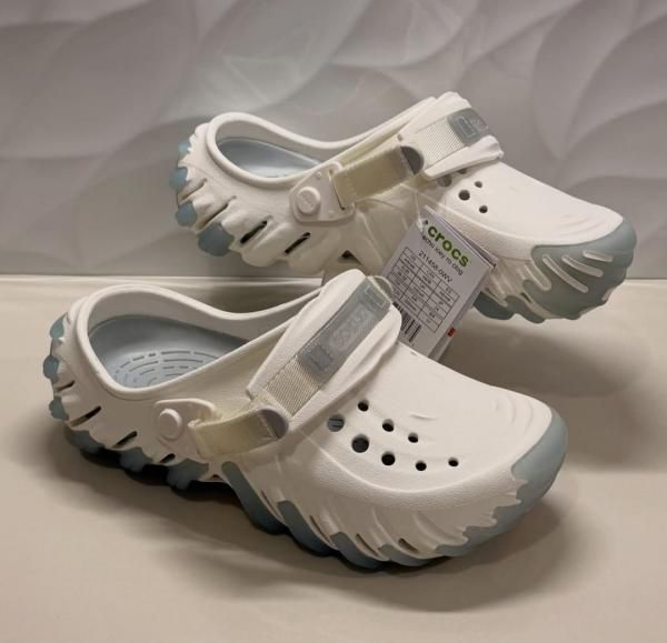 CROCCS ECHO GUM RO CLOGS white sky