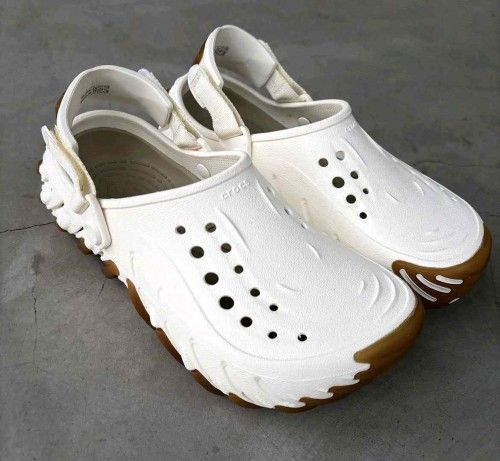 CROCCS ECHO GUM WHITE BROWN
