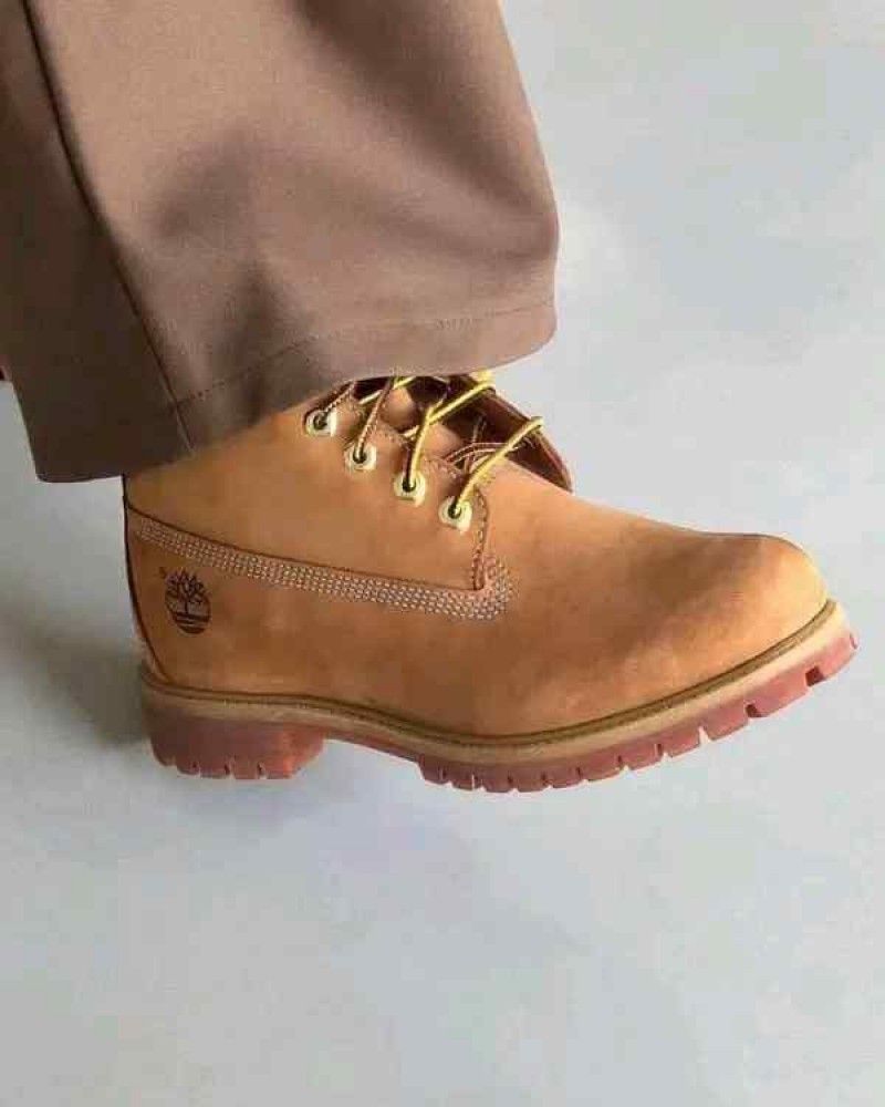 TIMBERlANNDD LONG BOOT WHEAT BROWN TAN  Suede PREMIUM Quality