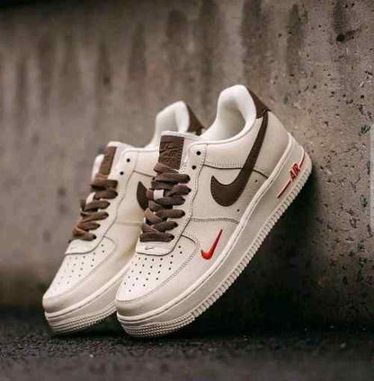 Nikkee Airforce 1 Mini Red Swoosh Coffee Milk fix