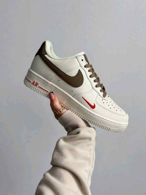 Nikkee Airforce 1 Mini Red Swoosh Coffee Milk fix