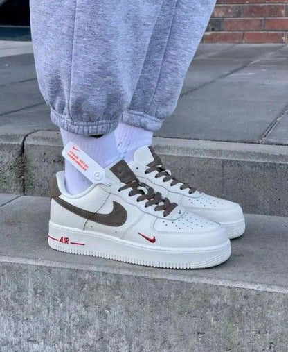 Nikkee Airforce 1 Mini Red Swoosh Coffee Milk fix