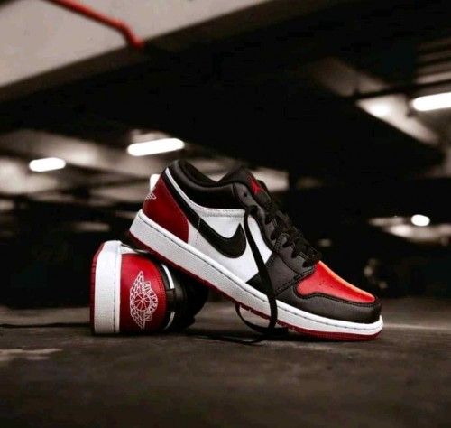 nikkee jordan retro 1 low BRED TOE