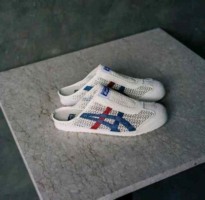 Onitsukkaa Tiger Mexico 66 Sabot Half Cut cream mako blue