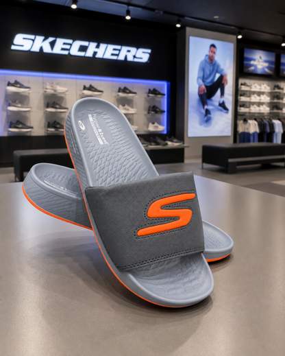 Skcherrs hyper burst go recovery grey orange
