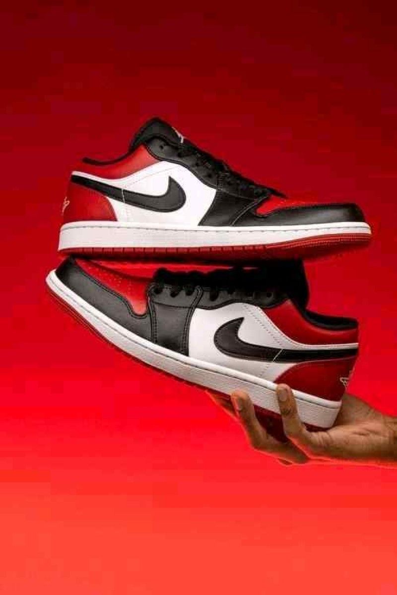 nikkee jordan retro 1 low BRED TOE