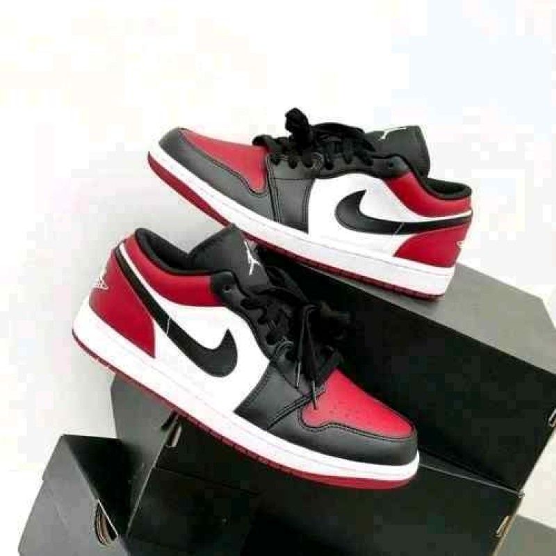 nikkee jordan retro 1 low BRED TOE