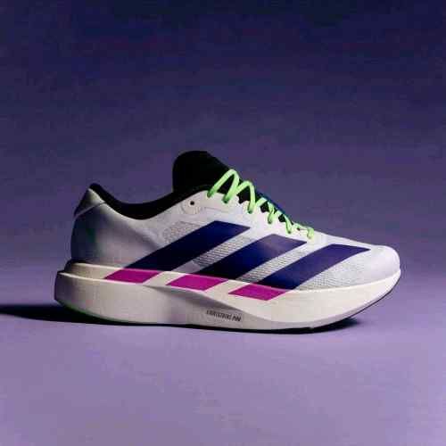 Aadidaass AdiZero Evo SL White Purple Lime Burst