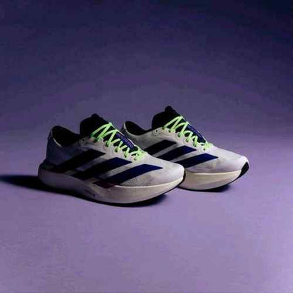 Aadidaass AdiZero Evo SL White Purple Lime Burst