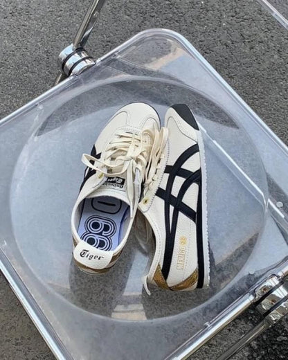 ONITSUKKA TIGER MEXICO 66 WHITE BLACK GOLD