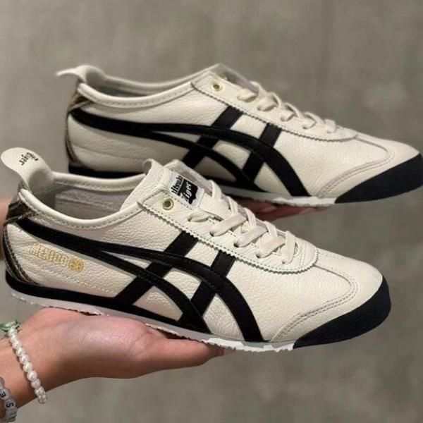 ONITSUKKA TIGER MEXICO 66 WHITE BLACK GOLD