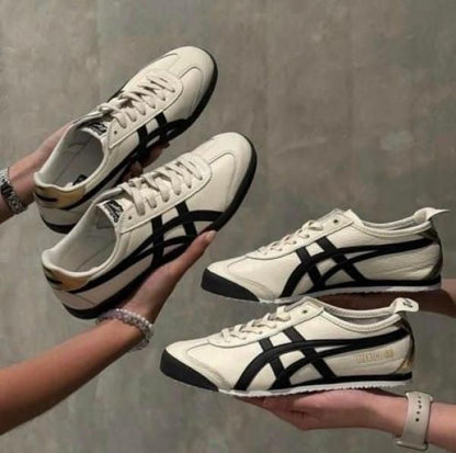 ONITSUKKA TIGER MEXICO 66 WHITE BLACK GOLD
