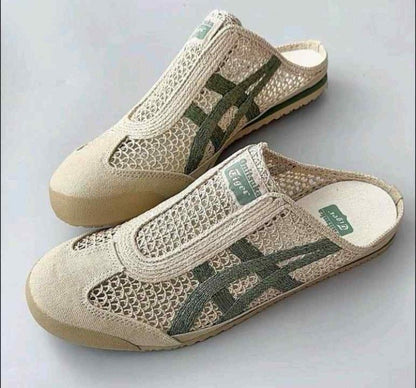 Onitsukkaa Tiger Mexico 66 Sabot Half Cut BEIGEGREEN