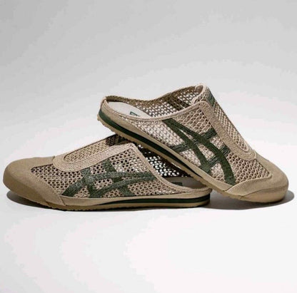 Onitsukkaa Tiger Mexico 66 Sabot Half Cut BEIGEGREEN