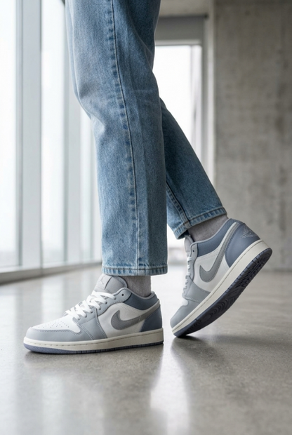 NIKKE AIR JORDAN 1 LOW ASHEN SLATE