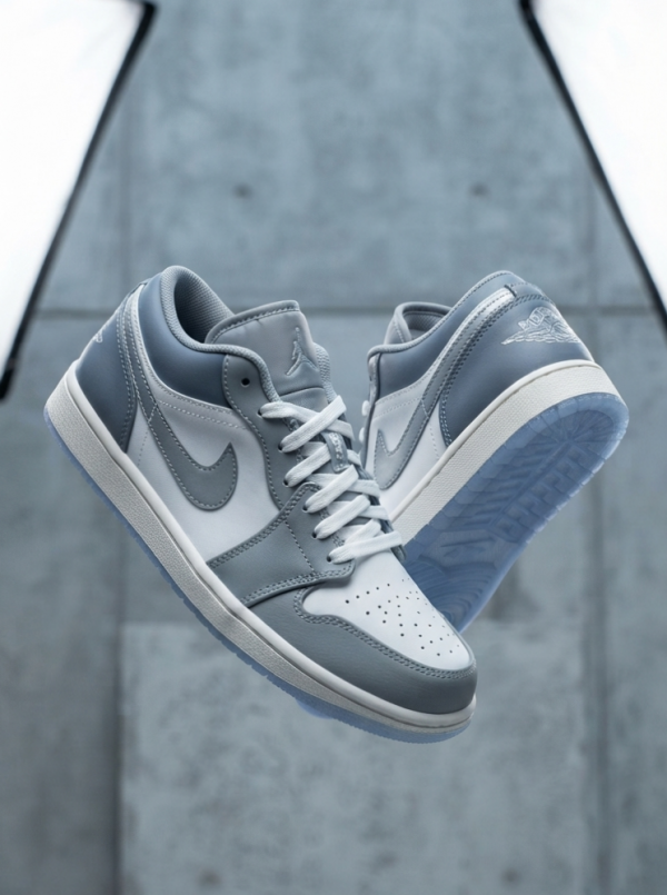 NIKKE AIR JORDAN 1 LOW ASHEN SLATE