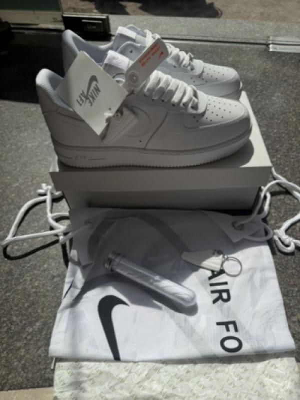 Nik airforce 1 first leather ua womens with bag keychain bottle lace