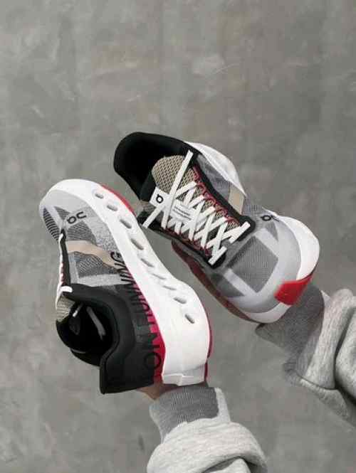 On Cloud Surfer NEXT WHITE BLACK RED