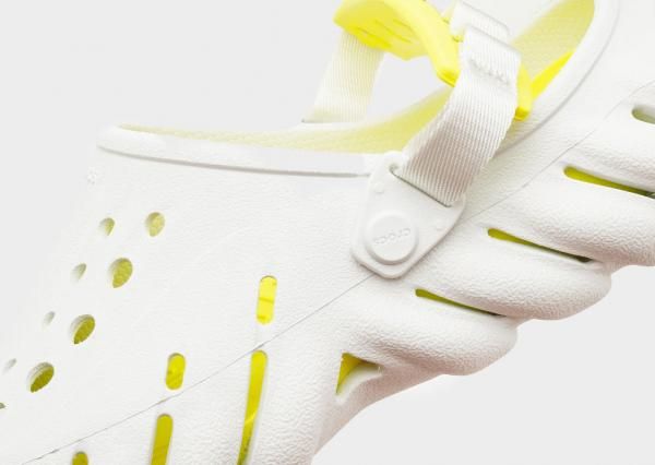 Croc Echo Clogs Moonlight Cream Yellow With Og Box Carry Bag