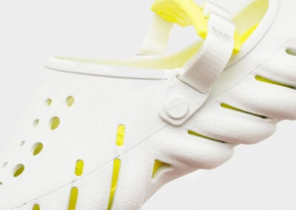 Croc Echo Clogs Moonlight Cream Yellow With Og Box Carry Bag
