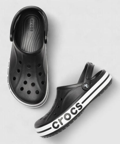 croc bayaband clog clogs black carry bag og box fix