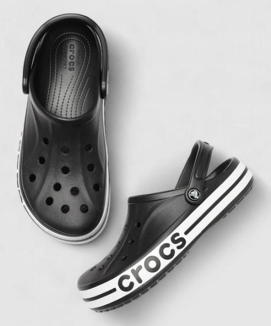 croc bayaband clog clogs black carry bag og box fix