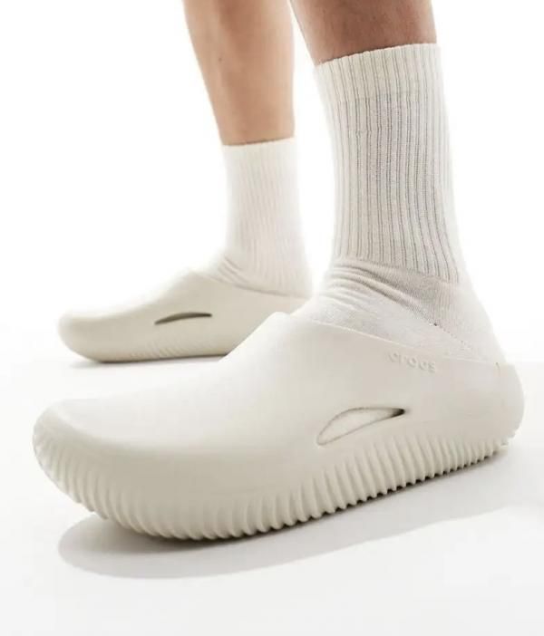 Croc Mellows Recovery Clog White with og box & carry bag