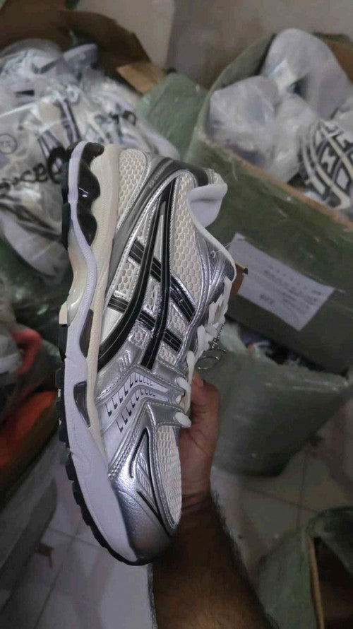 Asicss Gel Kayano 14 Black Cream Metallic Plum