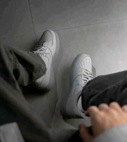 Nikee Air Force 1 07 Wolf Grey